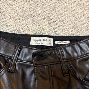Abercrombie & Fitch vegan leather pants